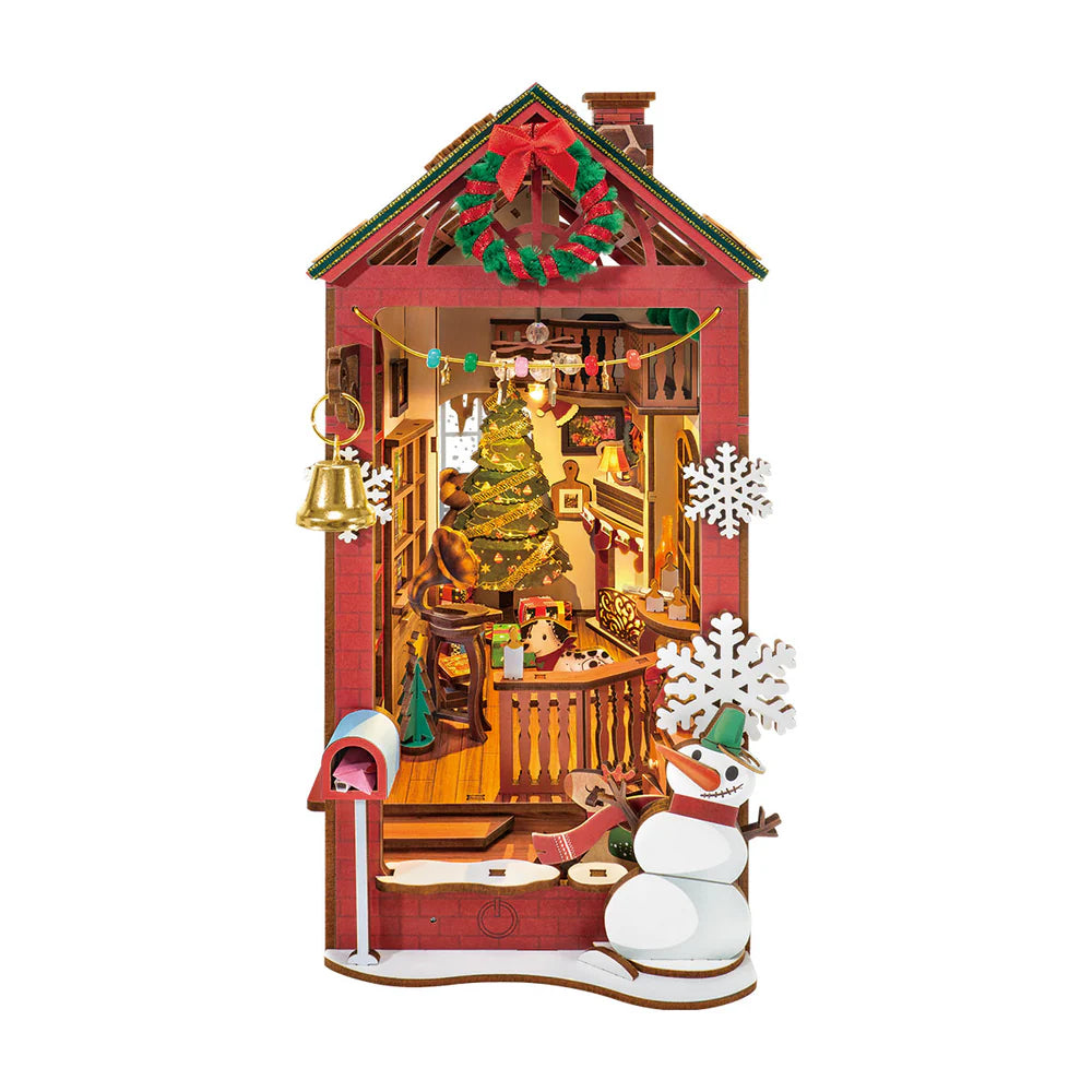 Rolife Christmas Indoor Scene Book Nook DIY Miniature Puzzle - (TGC07)
