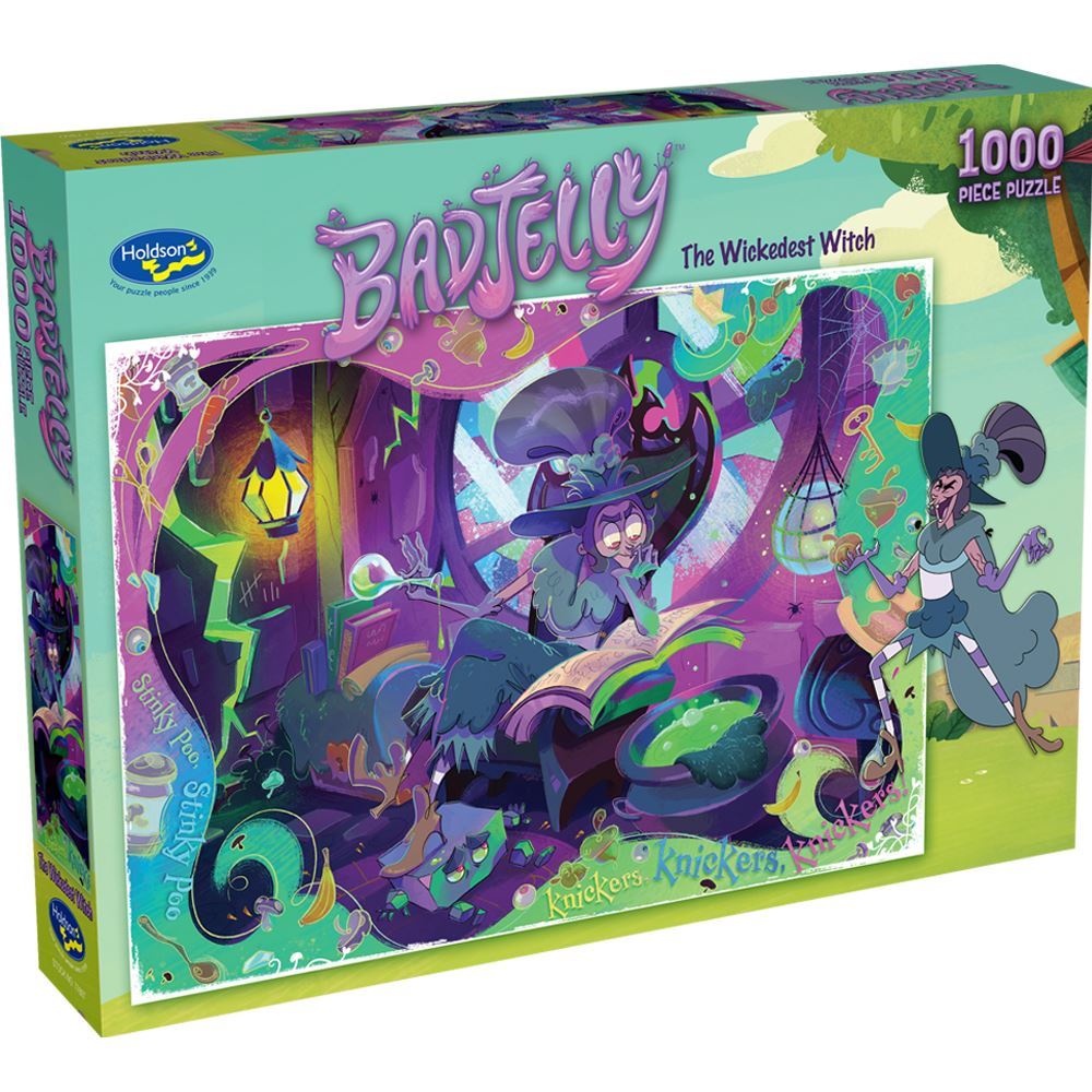 BadJelly - 1000 Piece Jigsaw Puzzle - The Wickedest Witch