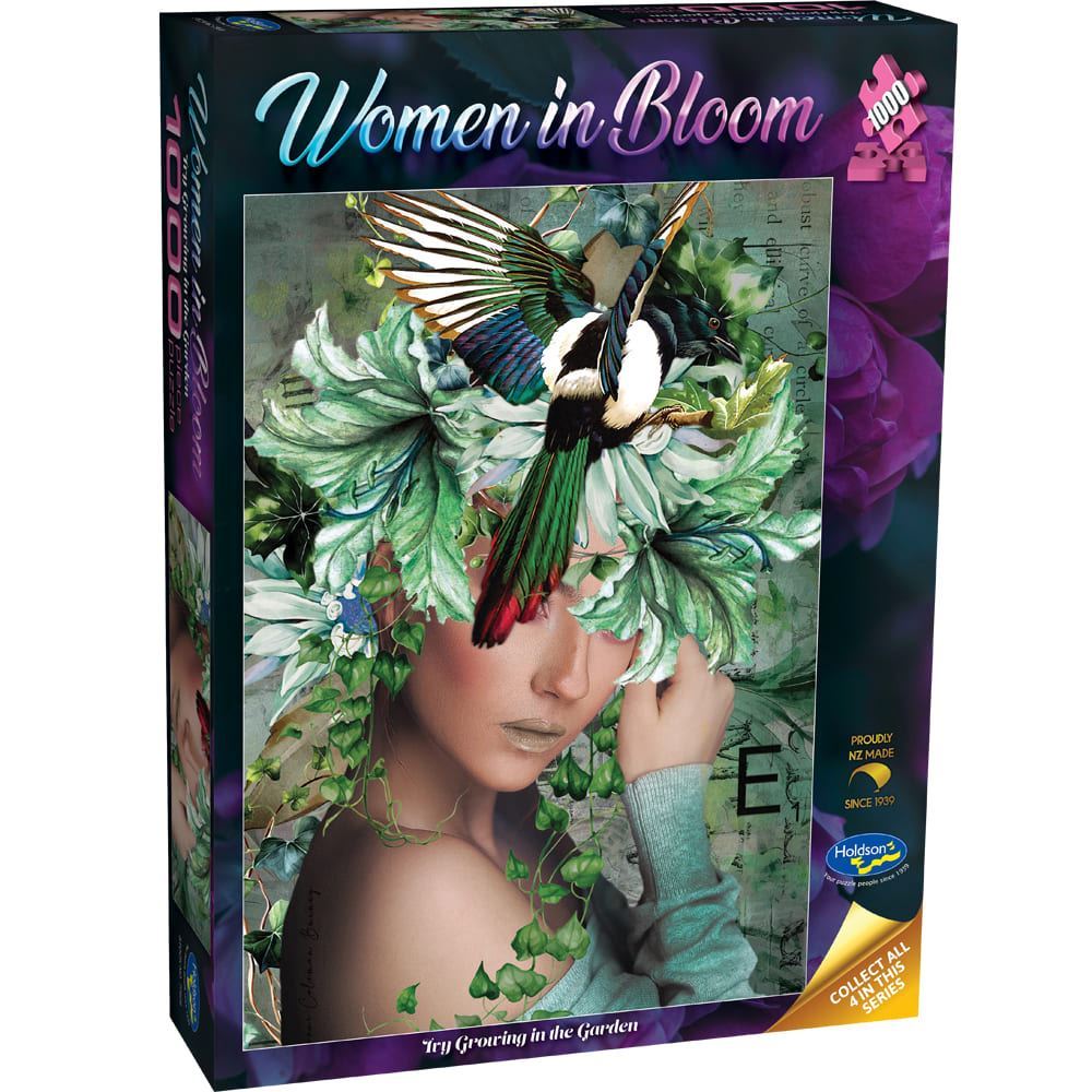 Woman in Bloom - 1000 Piece Jigsaw Puzzle Ivy Growing in the Garden
