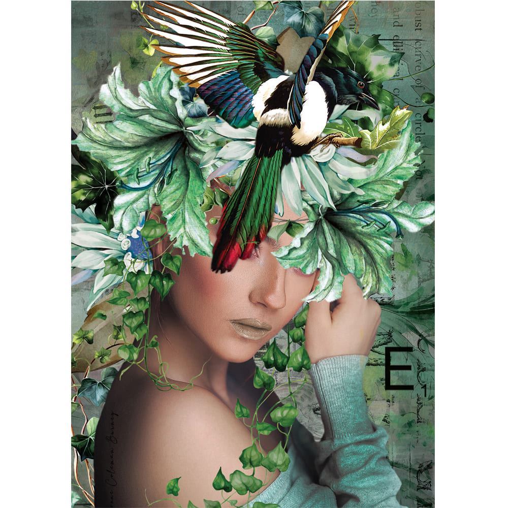 Woman in Bloom - 1000 Piece Jigsaw Puzzle Ivy Growing in the Garden