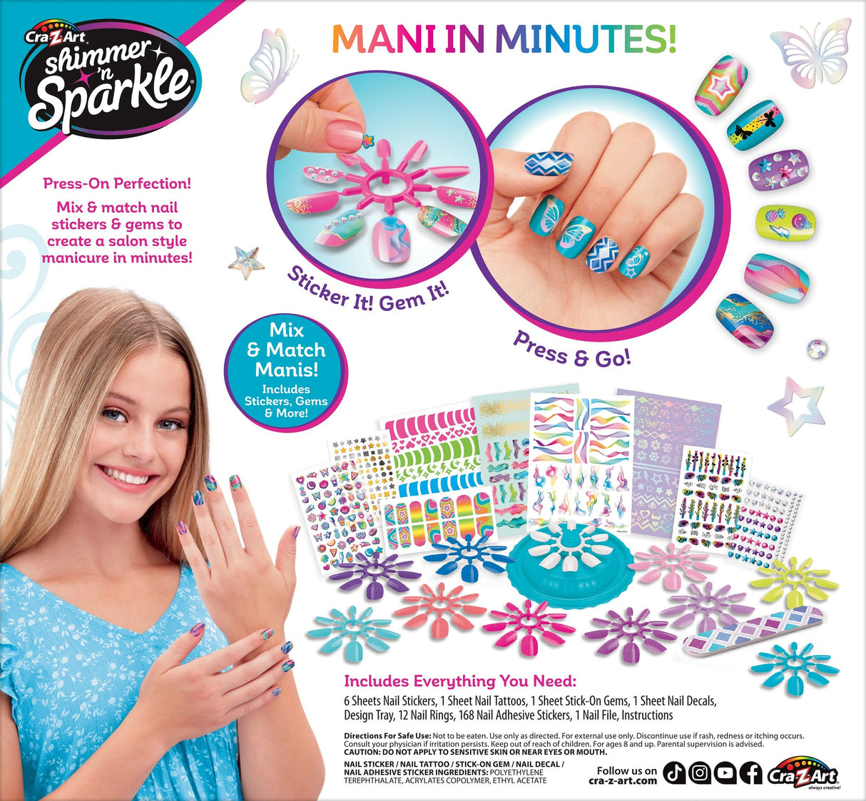 Shimmer 'n Sparkle Trendy Nail Expressions