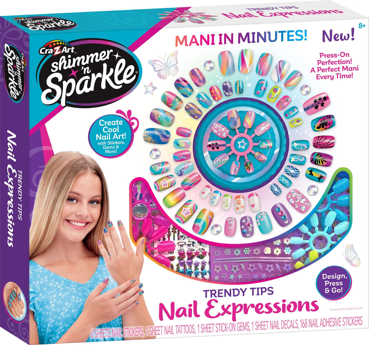 Shimmer 'n Sparkle Trendy Nail Expressions