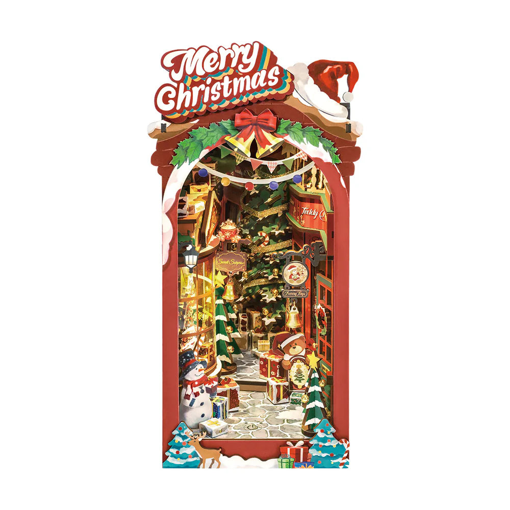 Rolife Christmas Street Book Nook DIY Miniature Puzzle - (TGC06)