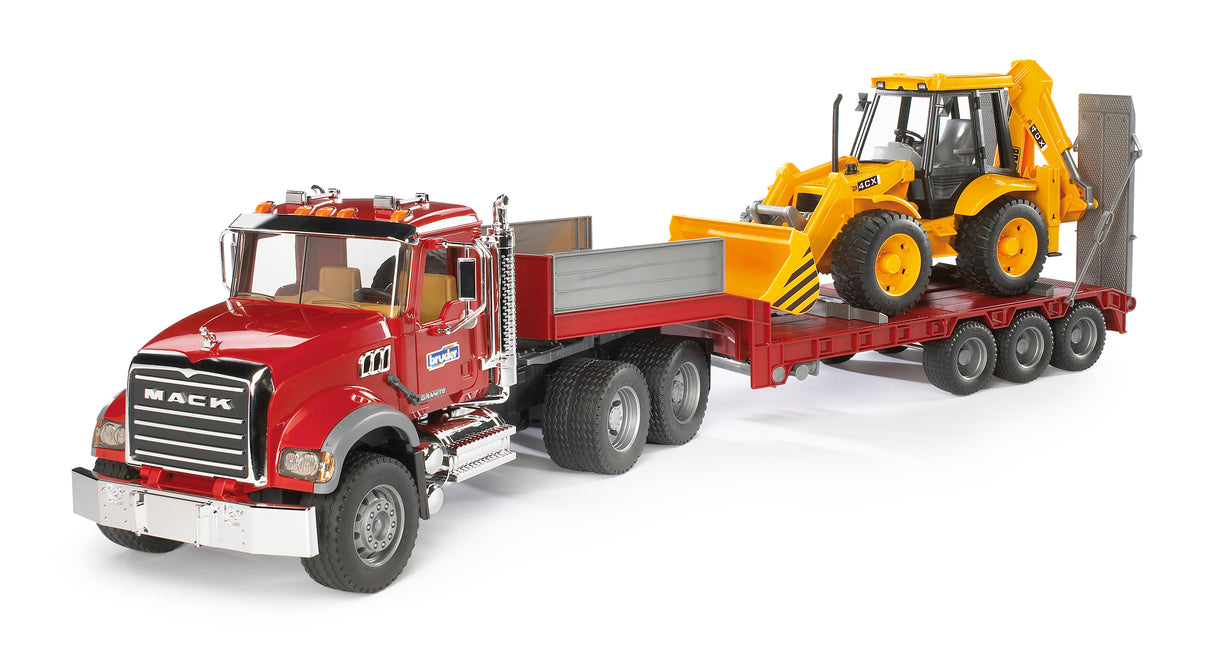 Bruder: MACK Granite Loader and JCB Backhoe