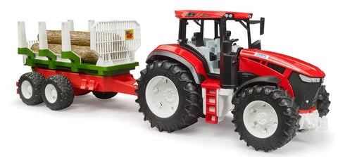Bruder: ROADMAX Tractor with Forestry Trailer