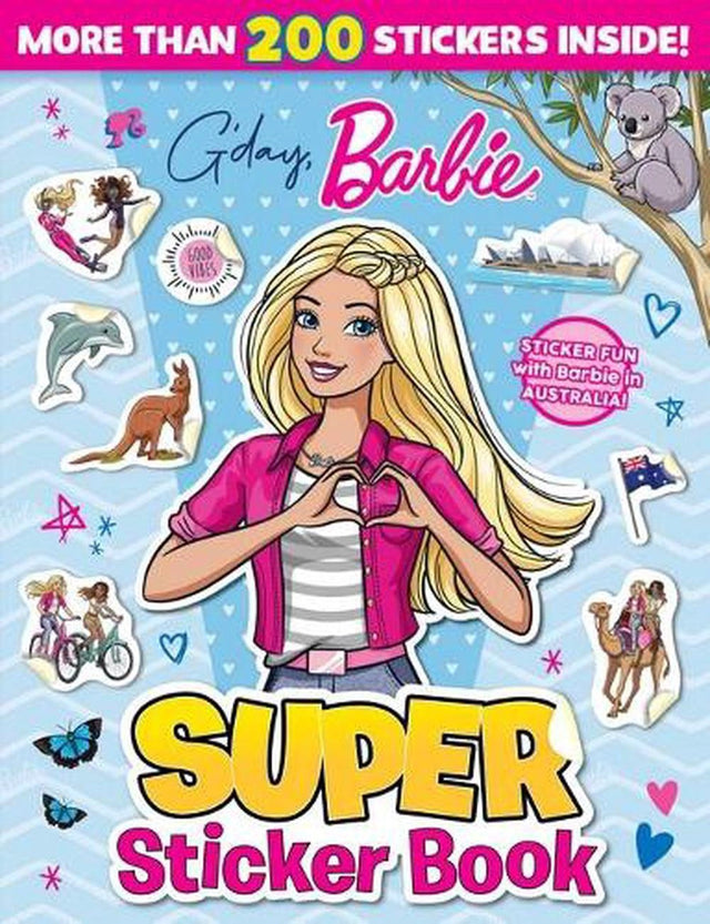 G'Day, Barbie: Super Sticker Book (Mattel)