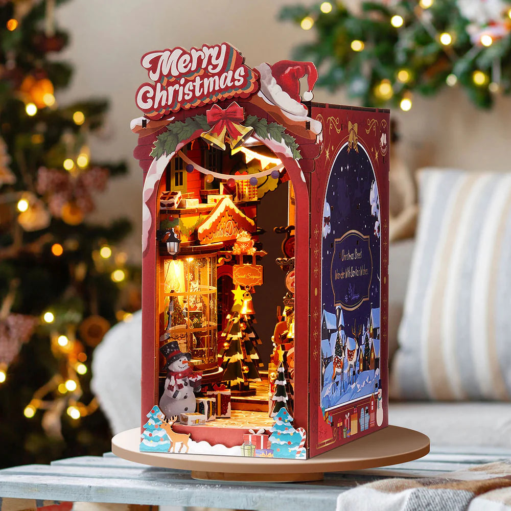 Rolife Christmas Street Book Nook DIY Miniature Puzzle - (TGC06)