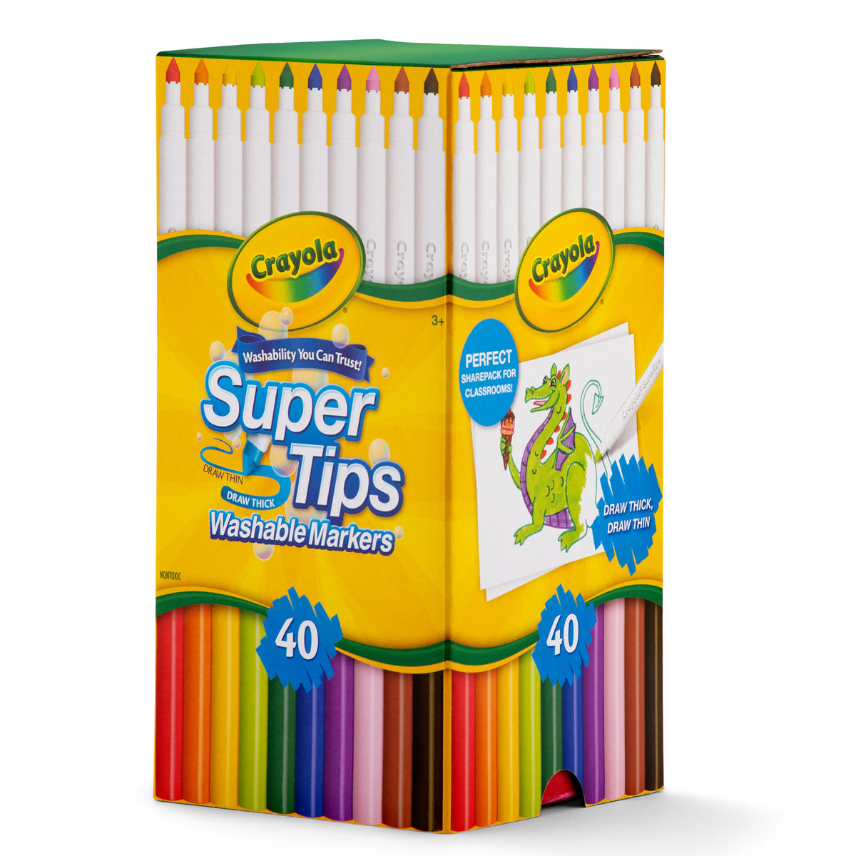 Crayola SuperTips Desk Pack 40 Pieces