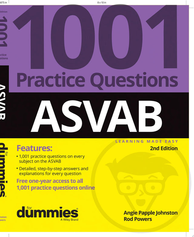 ASVAB: 1001 Practice Questions For Dummies (+ Online Practice)