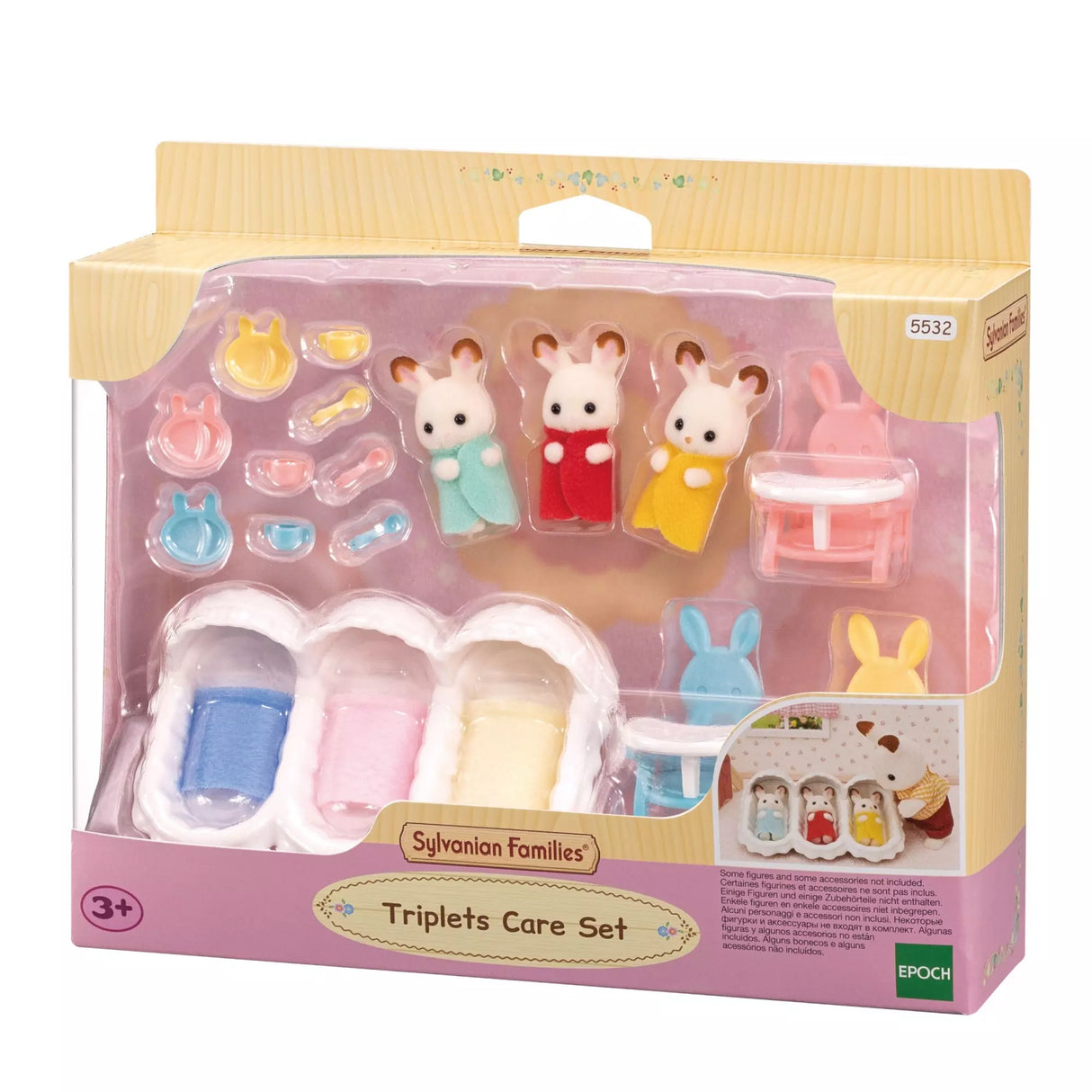 Sylvanian Families: Triplets Care Set