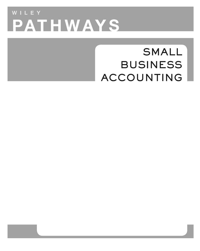 Wiley Pathways Small Business Accounting