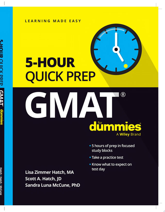 GMAT 5-Hour Quick Prep For Dummies