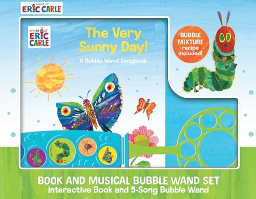 Eric Carl Bubble Wand Songbook Very Sunny Day Sound Book Set