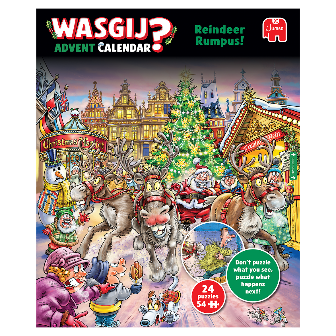 Wasgij Advent Calendar #2 - Reindeer Rumpus!