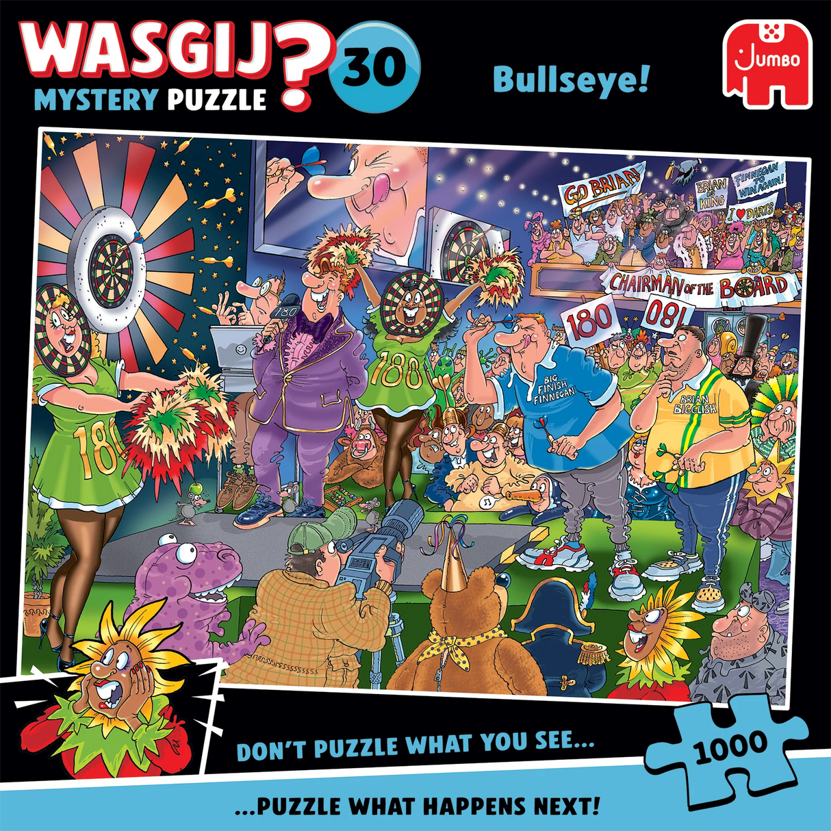 Wasgij Mystery 30: 1000pc Puzzle - Bullseye!