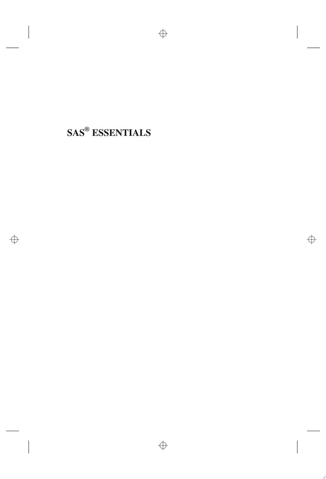 SAS Essentials