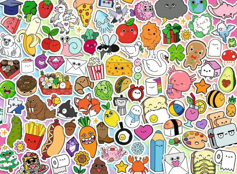 Ravensburger: Cute Kawaii Chaos Puzzle - 500 Piece