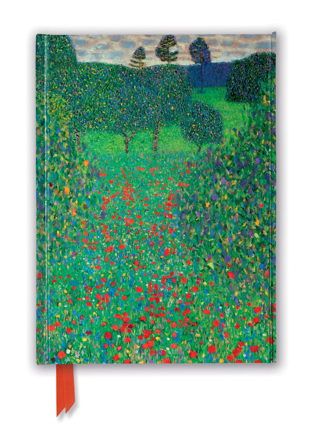 Gustav Klimt: Poppy Field (Foiled Journal)