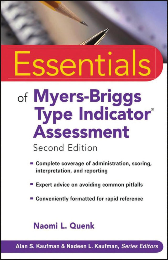 Essentials of Myers-Briggs Type Indicator Assessment