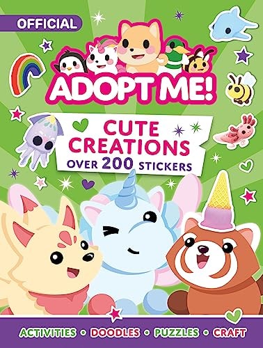 Adopt Me! Cute Creations Sticker Book