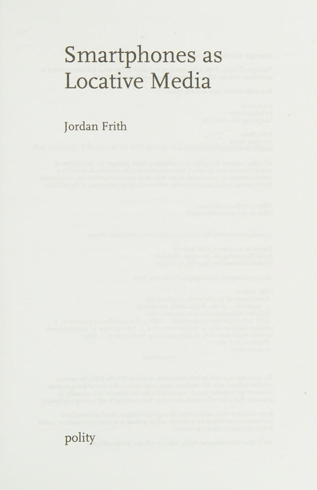 Smartphones as Locative Media