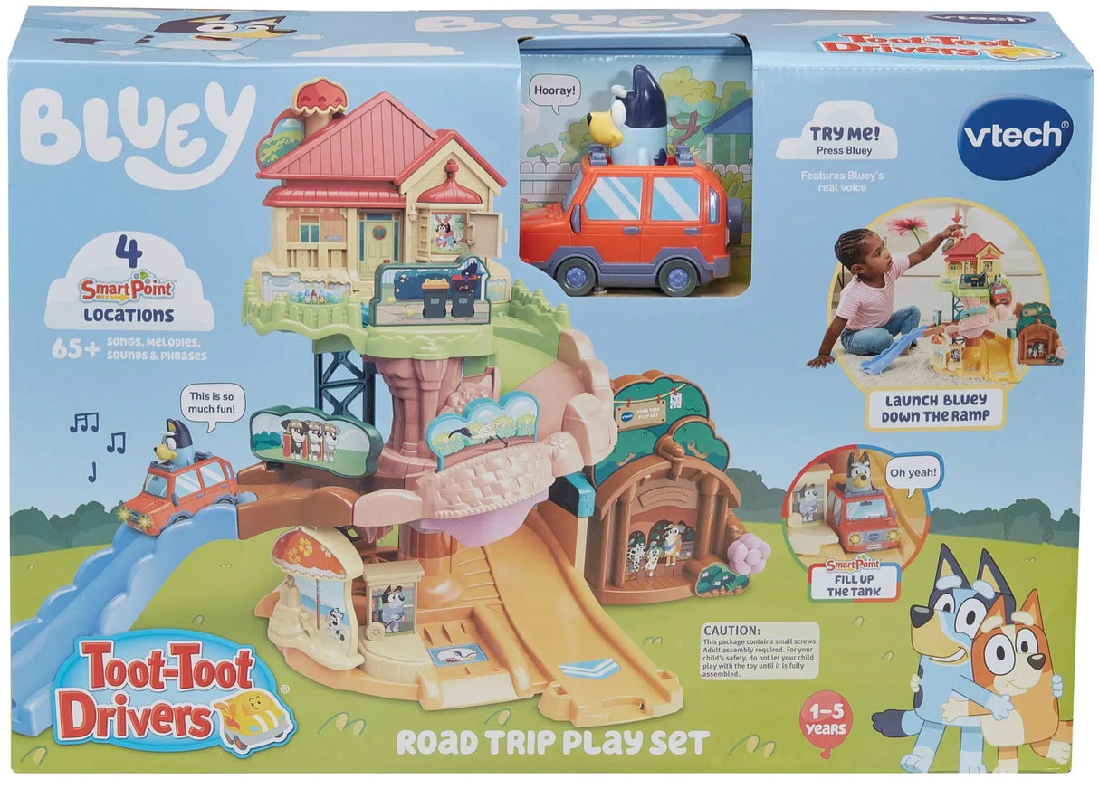 VTech Toot-Toot Drivers Bluey Road Trip Playset