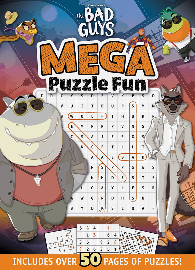 The Bad Guys Mega Puzzle Book