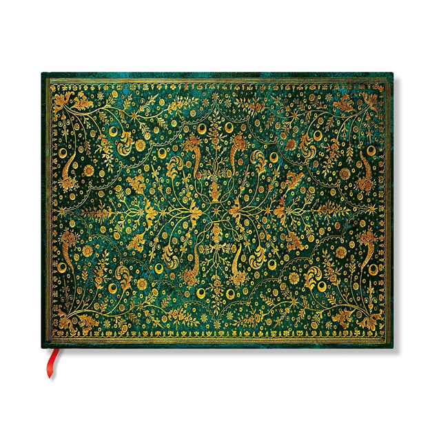 Emerald Flower (Nature’s Grace) Guest Book Lined Hardcover Journal