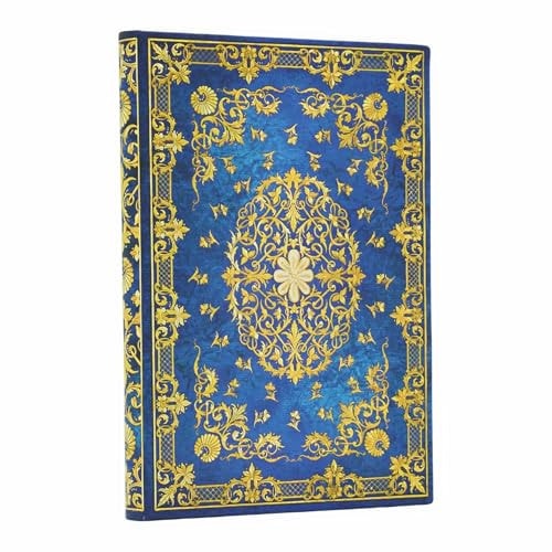 Silk Sky (Guiding Star) Mini Lined Hardcover Journal (Elastic Band Closure)