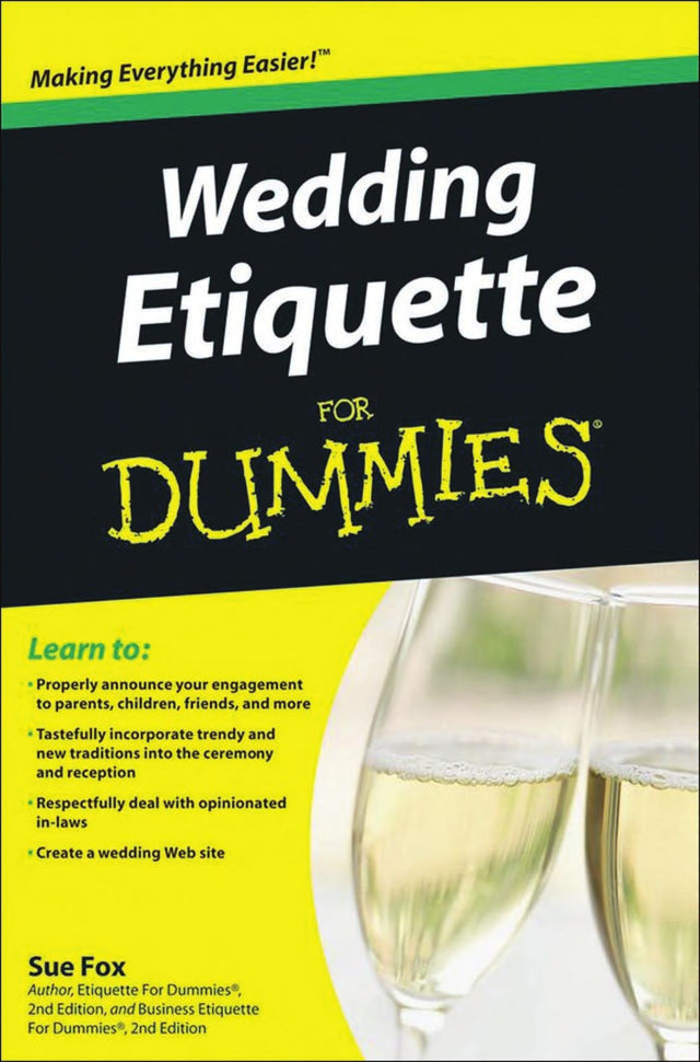 Wedding Etiquette For Dummies