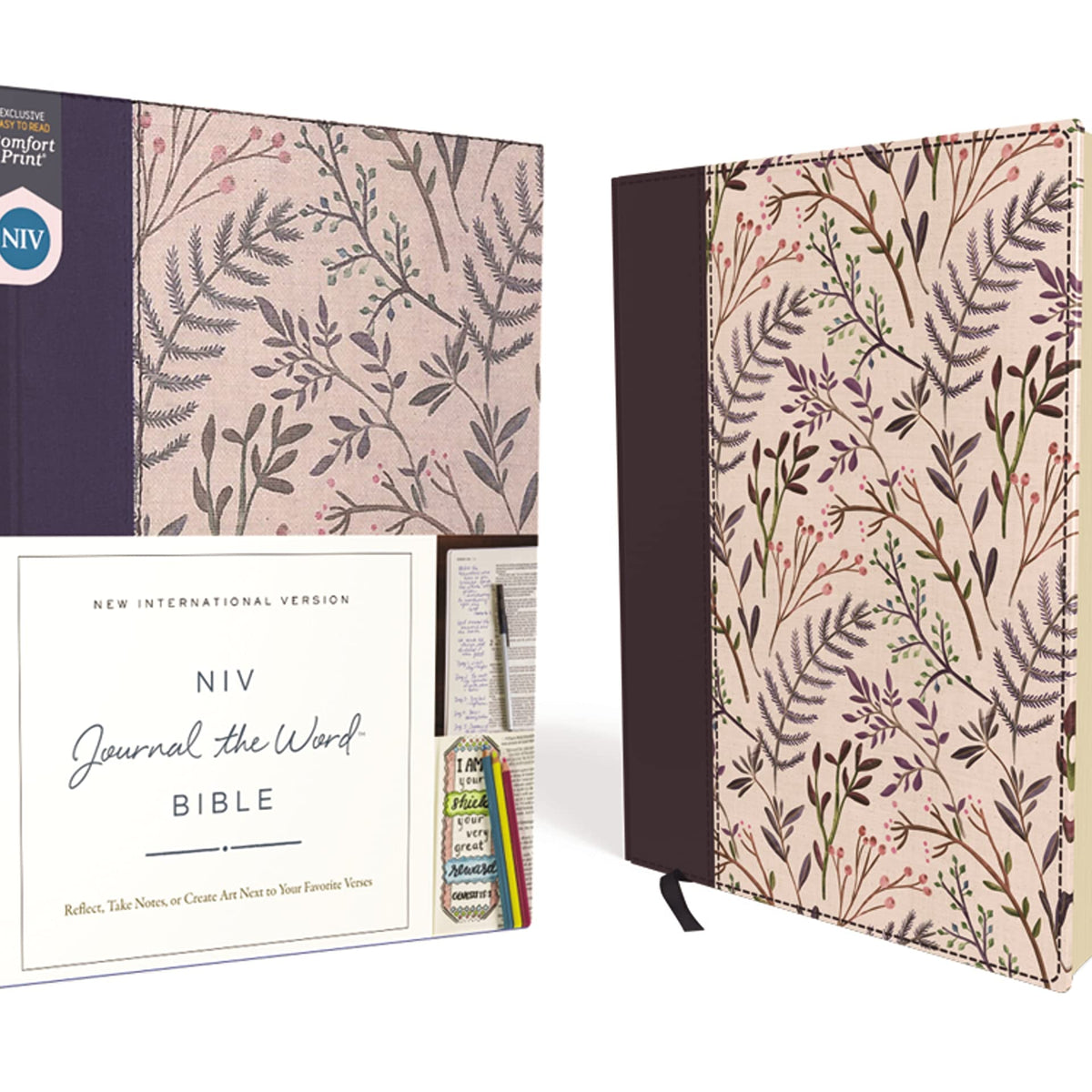 NIV, Journal the Word Bible (Perfect for NoteTaking), Cloth over