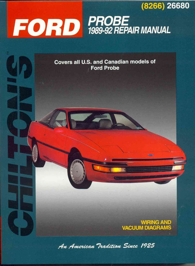 Ford Probe 1989-92 Repair Manual
