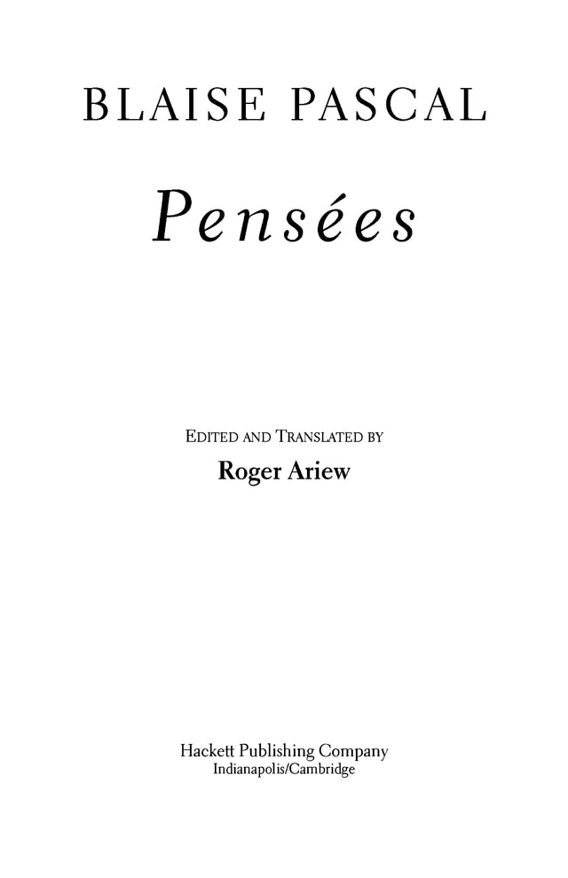 Pensees
