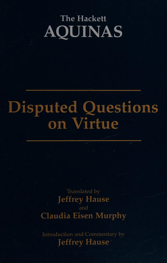 Disputed Questions on Virtue