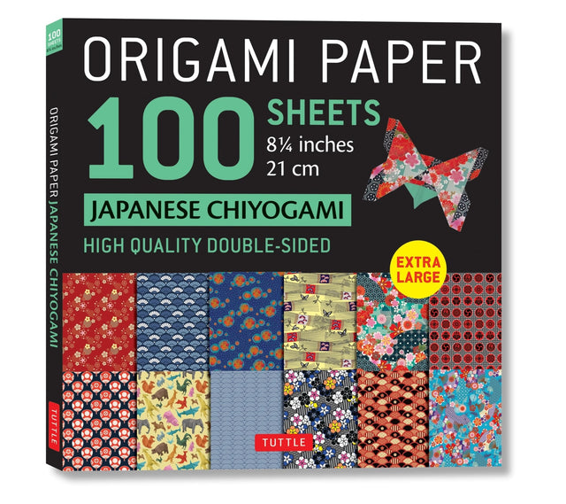 Origami Paper 100 sheets Japanese Chiyogami 8 1/4" (21 cm)