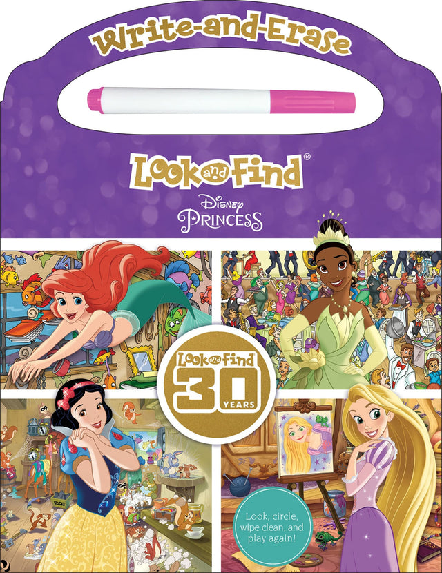 Disney Princess Write & Erase Look & Find