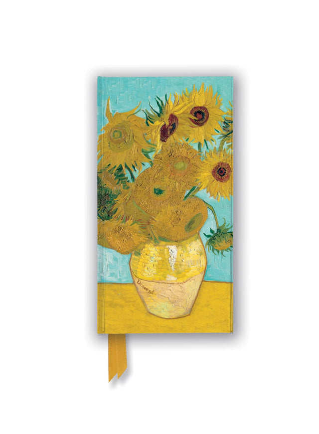 Vincent van Gogh: Sunflowers (Foiled Slimline Journal)