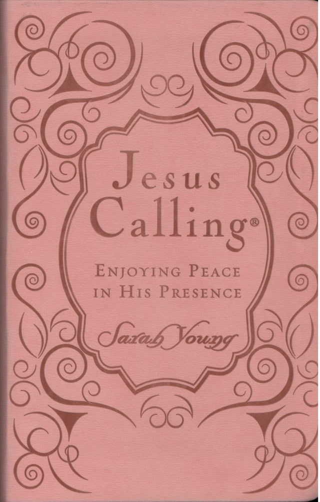 Jesus Calling, Pink Leathersoft, with Scripture References