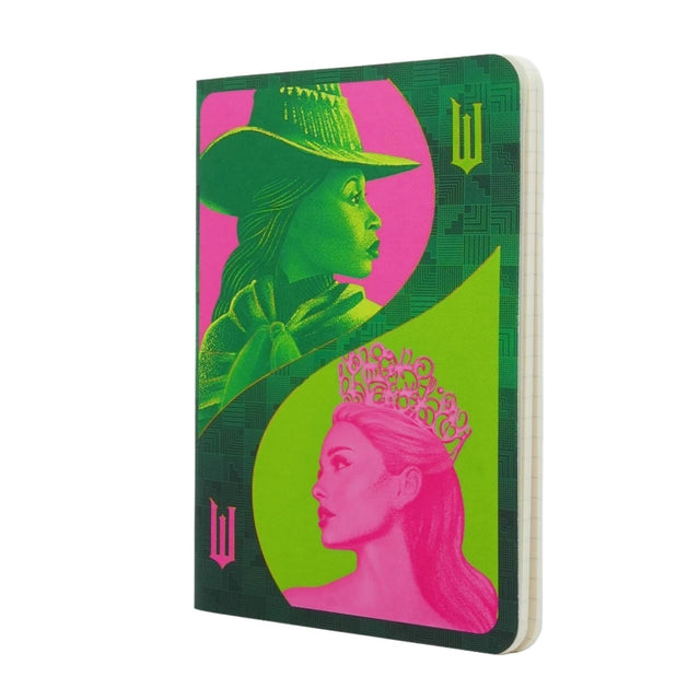 Pink Goes Good with Green (Wicked Collection) A6 Grid Cahier