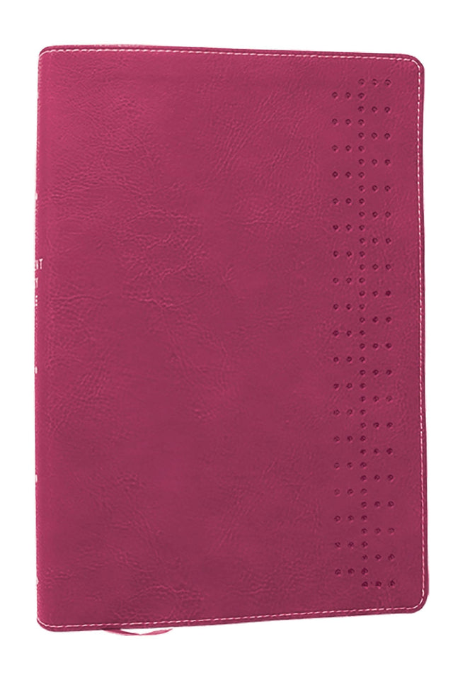 Student Study Bible: A Guide to Knowing and Living God’s Word (NKJV, Pink Leathersoft, Red Letter, Comfort Print)