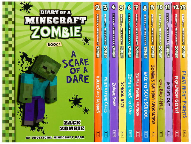 Diary of a Minecraft Zombie: Apocalyptic Collection Books 1-13 Boxset