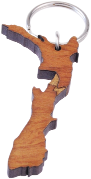 Ian Blackwell: Counter Critter Keyring - Map