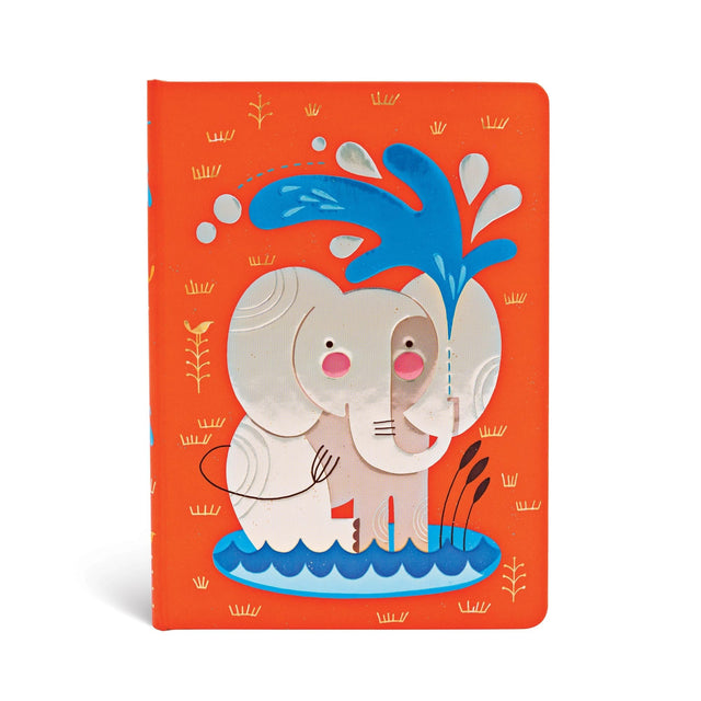 Baby Elephant Unlined Hardcover Journal