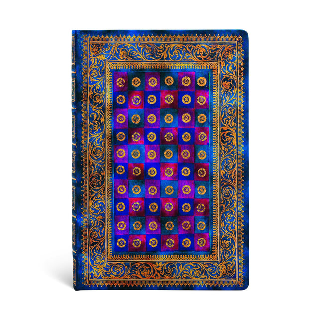 Mini "Venetian Mornings Celeste" Plain Notebook