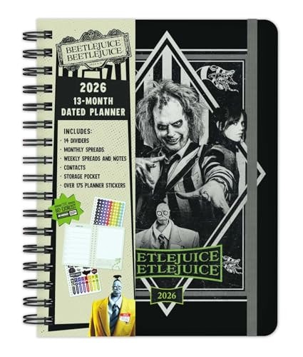 2026 Beetlejuice Beetlejuice 13-Month Weekly Planner