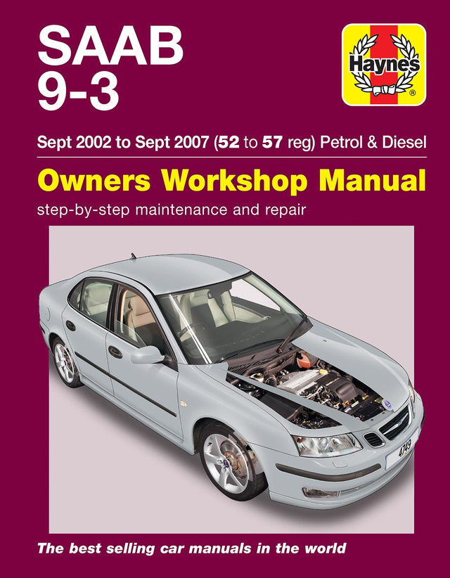 Saab 9-3 Petrol & Diesel (Sept 02 - Sept 07) Haynes Repair Manual