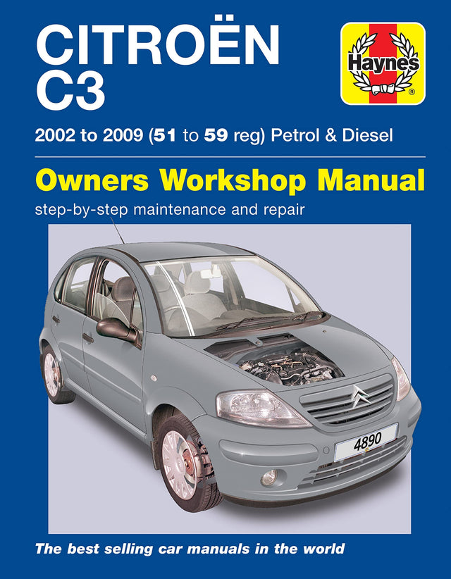 Citroen C3 Petrol & Diesel (02 - 09) Haynes Repair Manual