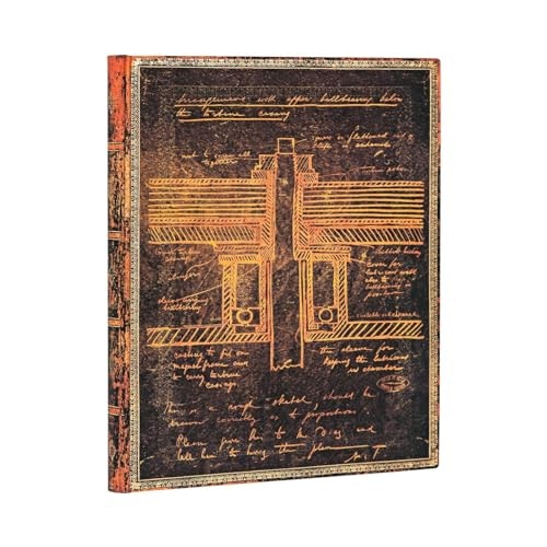 Tesla, Sketch of a Turbine Ultra Lined Softcover Flexi Journal