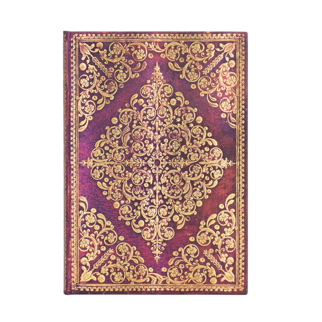 Viola (Diamond Rosette) Midi Unlined Hardcover Journal
