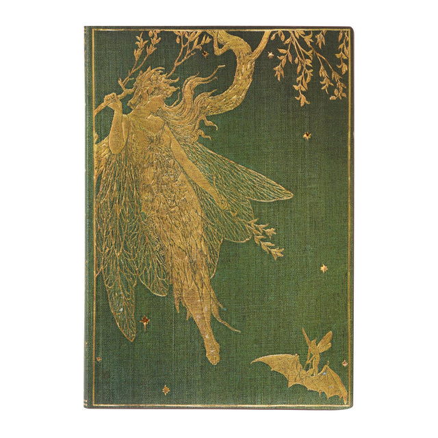 Olive Fairy (Lang’s Fairy Books) Midi Unlined Softcover Flexi Journal (Elastic Band Closure)